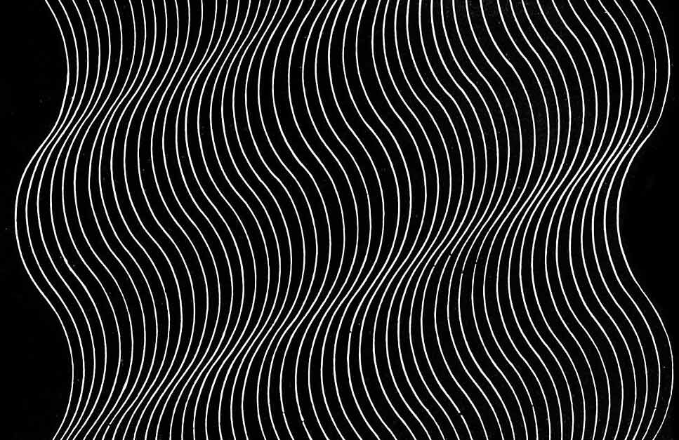 Imagem: "Compressed and rarefied air particles of sound waves" de autor desconhecido  produzida  no ano de  1878 e publicada em em Popular Science Monthly Volume 13. Material distribuído por licença de direitos autorais aberta Domínio Público.